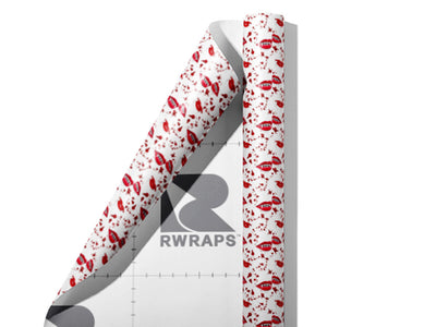 Bite Me Vampire Wrap Film Sheets~Rwraps Series 914 Bite Me Vampire Scrolled Sheet~3