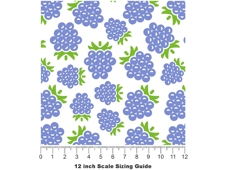 Bite-Size Bubbles Fruit Vinyl Film Pattern Size 12 inch Scale~Rwraps Bite-Size Bubbles Fruit Sizing Chart~2
