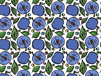 Bite-Sized Bluebyrd Fruit Vinyl Wrap Pattern~Rwraps Series 914 Digitally Printed Vinyl Wrap~0