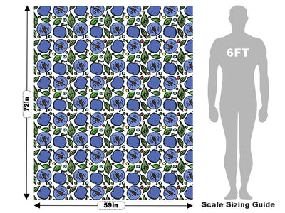 Bite-Sized Bluebyrd Fruit Vehicle Wrap Scale~Rwraps Series 914 Bite-Sized Bluebyrd Fruit Measurements~1