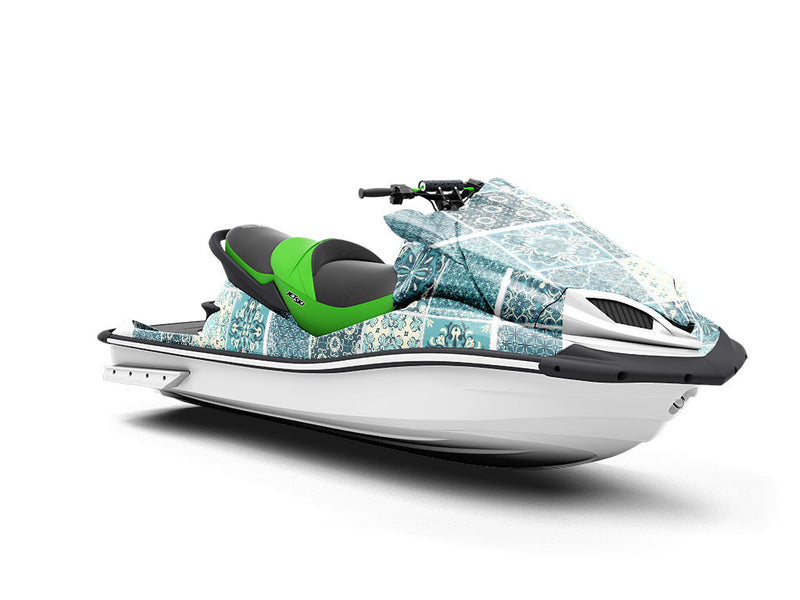 Biting Ice Tile Jet Ski Vinyl Customized Wrap