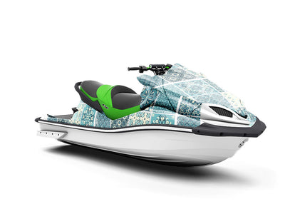 Biting Ice Tile Jet Ski Vinyl Customized Wrap