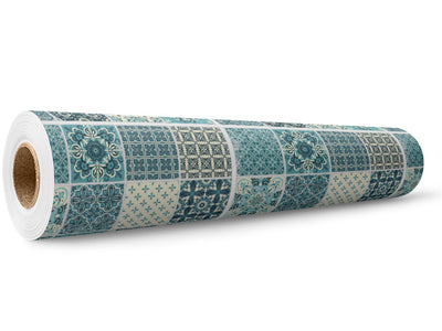 Biting Ice Tile Wrap Film Wholesale Roll~Rwraps Series 914 Digitally Printed Vinyl Roll~5
