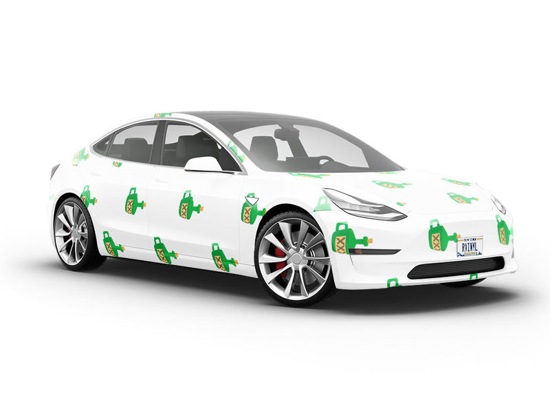 Biting Moonshine Alcohol Vehicle Vinyl Wrap