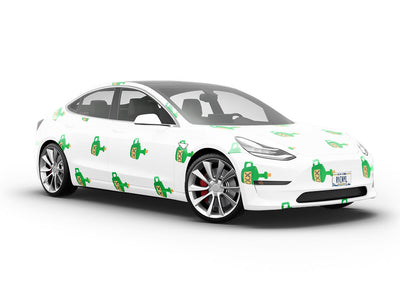 Biting Moonshine Alcohol Vehicle Vinyl Wrap