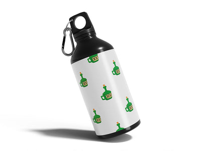 biting moonshine alcohol Water Bottle DIY Stickers