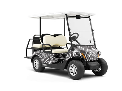 Bits Pieces Cars Wrapped Golf Cart
