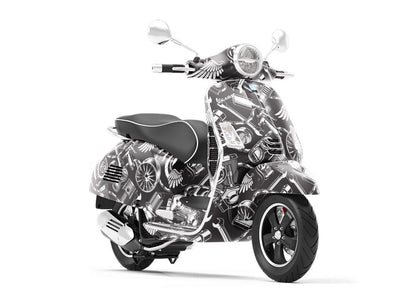 Bits Pieces Cars Vespa Scooter Wrap Film