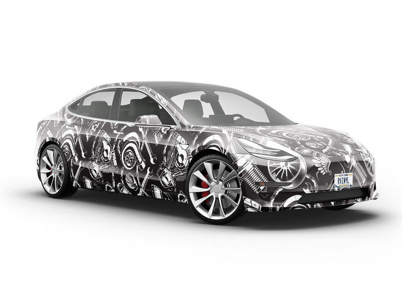 Bits Pieces Cars Vehicle Vinyl Wrap