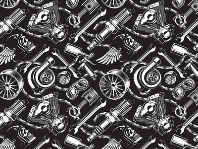 Bits Pieces Cars Vinyl Wrap Pattern~Rwraps Series 914 Digitally Printed Vinyl Wrap~0