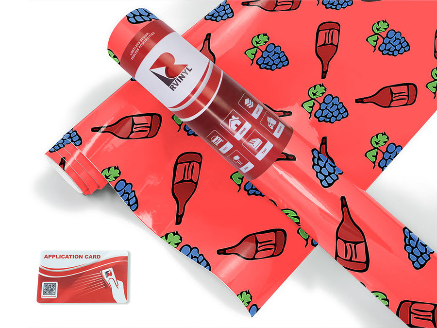bitter red alcohol Craft Vinyl Roll