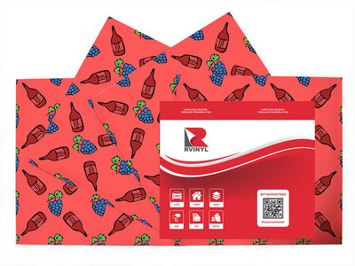 bitter red alcohol Craft Vinyl Sheet Pack