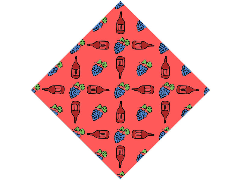 Bitter Red Alcohol Vinyl Wrap Pattern