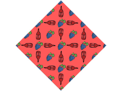 Bitter Red Alcohol Vinyl Wrap Pattern