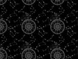 Black Aeons Astrology Vinyl Wrap Pattern~Rwraps Series 914 Digitally Printed Vinyl Wrap~0