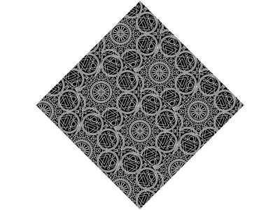 Black Alchemy Mandala Vinyl Wrap Pattern