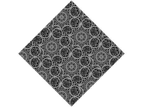 Black Alchemy Mandala Vinyl Wrap Pattern