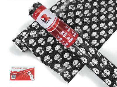 black amanita mushroom Craft Vinyl Roll