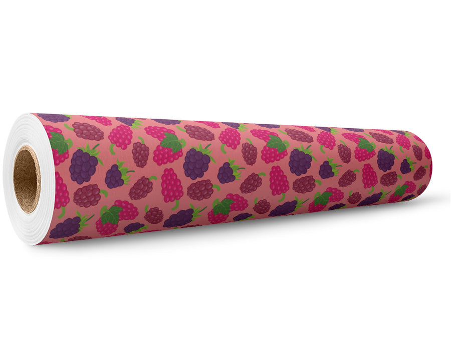 Black and Raspy Fruit Wrap Film Wholesale Roll~Rwraps Series 914 Digitally Printed Vinyl Roll~5
