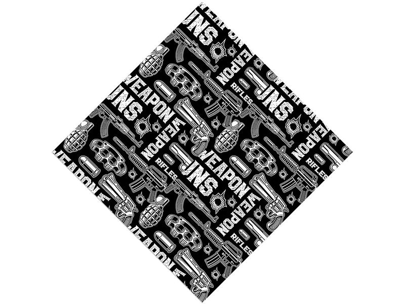 Black Arsenal Weapon Vinyl Wrap Pattern