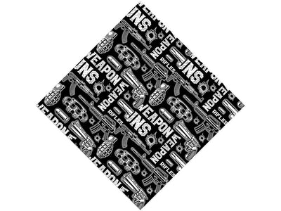 Black Arsenal Weapon Vinyl Wrap Pattern