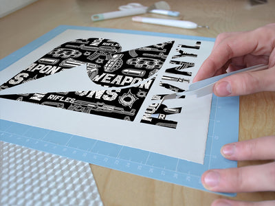 black arsenal weapon Easy Weed Craft Vinyl