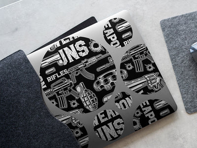 black arsenal weapon DIY Laptop Stickers