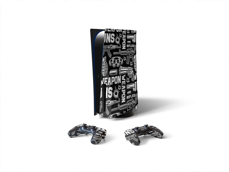 black arsenal weapon Sony PS5 DIY Skin