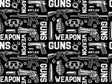 Black Arsenal Weapon Vinyl Wrap Pattern~Rwraps Series 914 Digitally Printed Vinyl Wrap~0