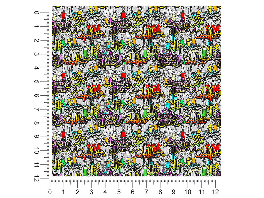 black book graffiti 1ft x 1ft Craft Sheets