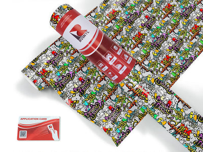 black book graffiti Craft Vinyl Roll