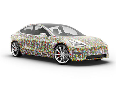 Black Book Graffiti Vehicle Vinyl Wrap
