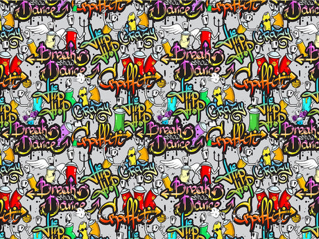 Black Book Graffiti Vinyl Wrap Pattern~Rwraps Series 914 Digitally Printed Vinyl Wrap~0