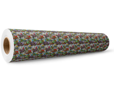 Black Book Graffiti Wrap Film Wholesale Roll~Rwraps Series 914 Digitally Printed Vinyl Roll~5
