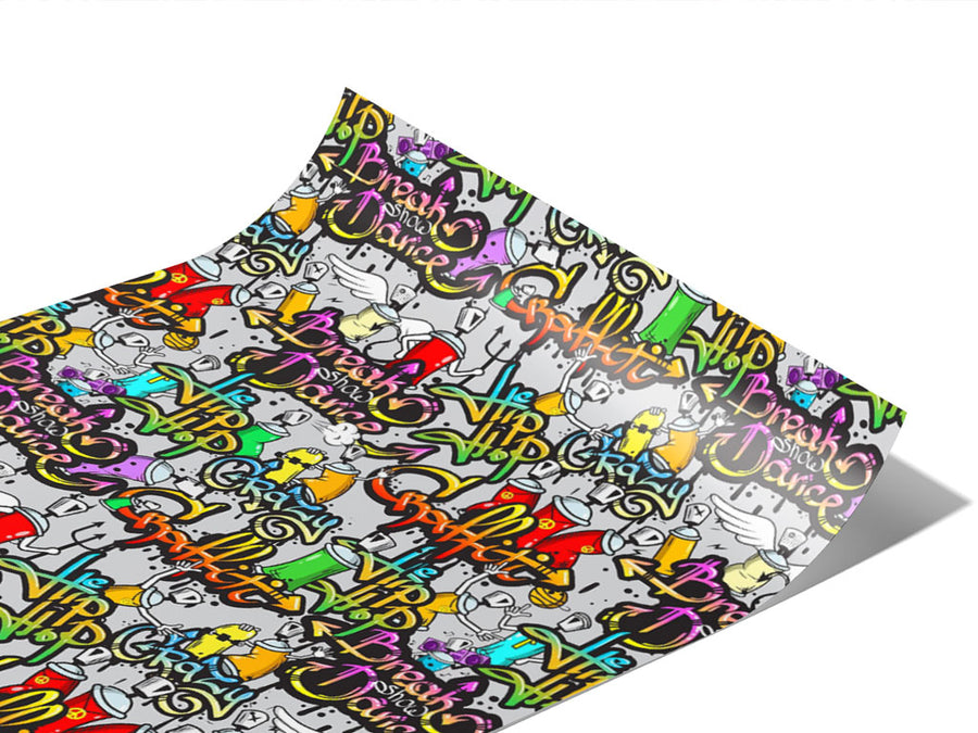Black Book Graffiti Vinyl Wraps~Rwraps Series 914 Digitally Printed Vinyl Wrap~0