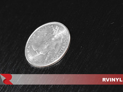 Black Brushed Aluminum Wrap Film