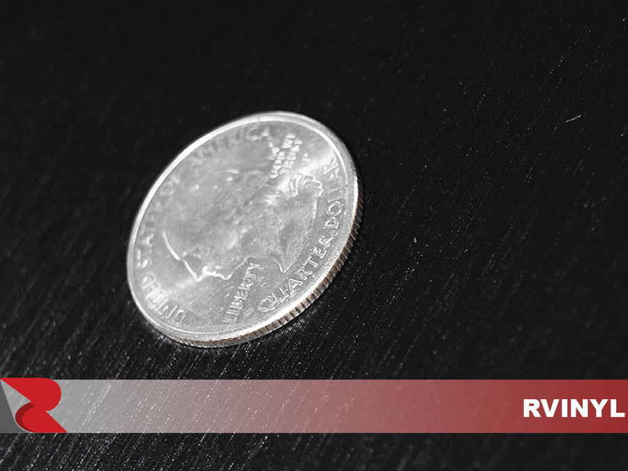 Black Brushed Aluminum Wrap Film