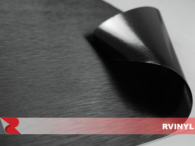 Black Brushed Aluminum Craft Film