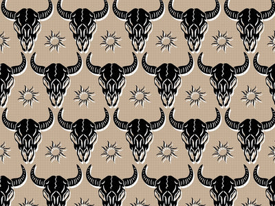 Black Buffalo Halloween Vinyl Wrap Pattern~Rwraps Series 914 Digitally Printed Vinyl Wrap~0