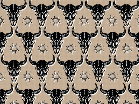 Black Buffalo Halloween Vinyl Wrap Pattern~Rwraps Series 914 Digitally Printed Vinyl Wrap~0