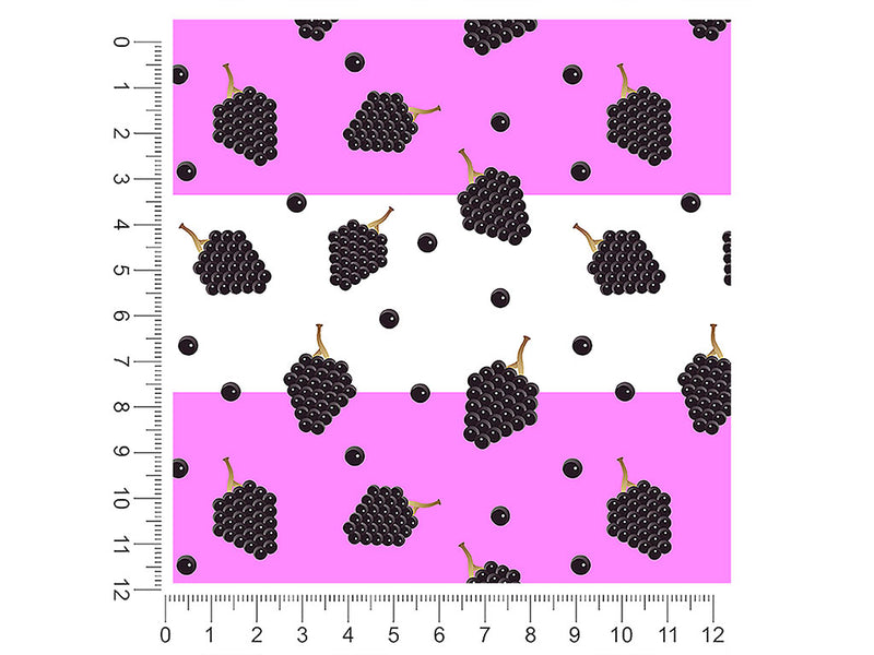 black cascade fruit 1ft x 1ft Craft Sheets
