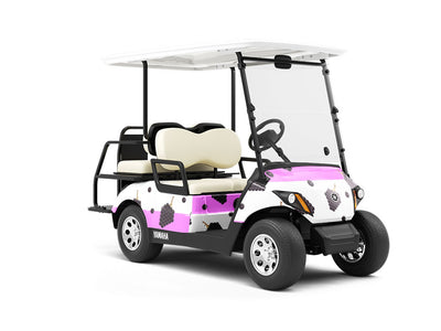 Black Cascade Fruit Wrapped Golf Cart