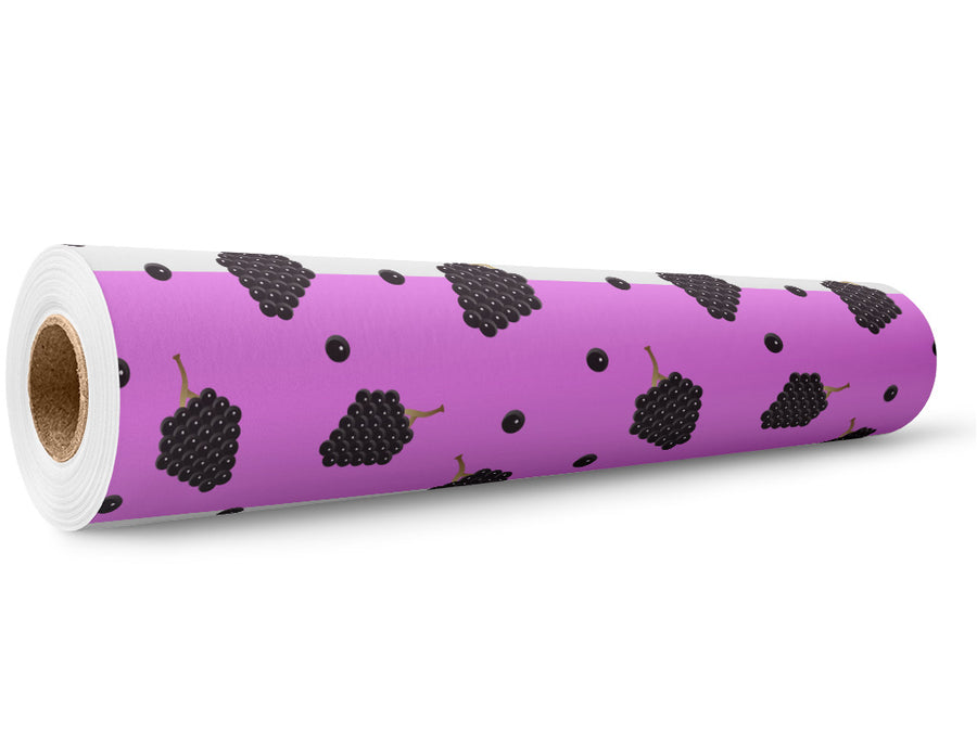 Black Cascade Fruit Wrap Film Wholesale Roll~Rwraps Series 914 Digitally Printed Vinyl Roll~5