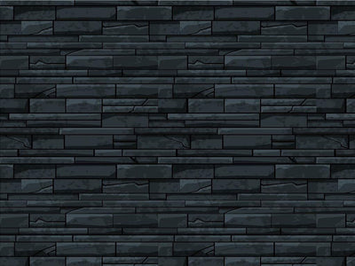 Black Coral Brick Vinyl Wrap Pattern~Rwraps Series 914 Digitally Printed Vinyl Wrap~0