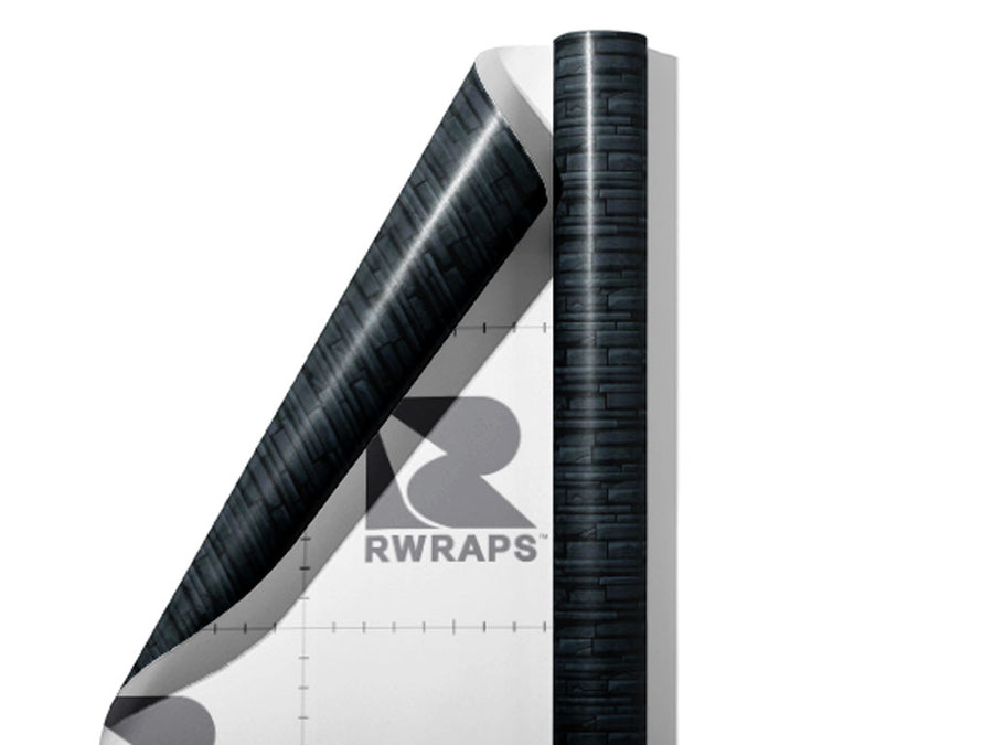 Black Coral Brick Wrap Film Sheets~Rwraps Series 914 Black Coral Brick Scrolled Sheet~4