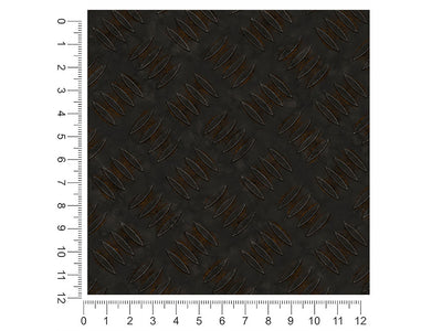 black corrosion diamond plate 1ft x 1ft Craft Sheets