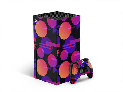black cosmopolitan abstract geometric XBOX DIY Decal