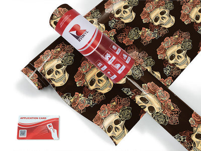 black crown skull and bones Craft Vinyl Roll