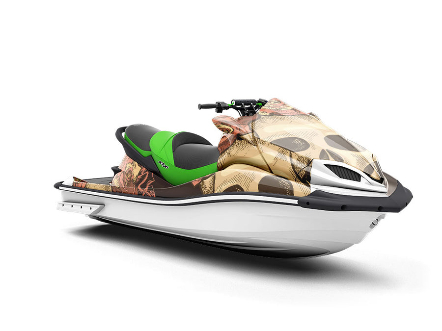 Black Crown Halloween Jet Ski Vinyl Customized Wrap