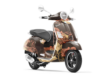 Black Crown Halloween Vespa Scooter Wrap Film